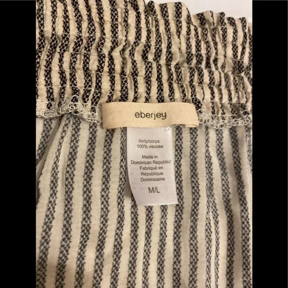Eberjey Sea Stripe Short Romper Sz M/L - Picture 8 of 10